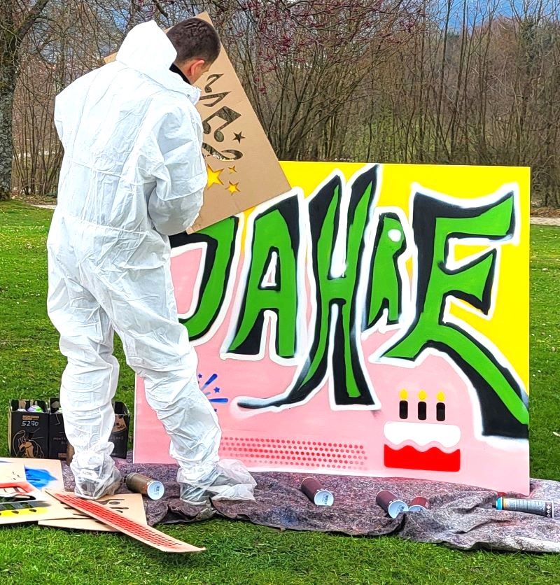 Graffiti sprühen