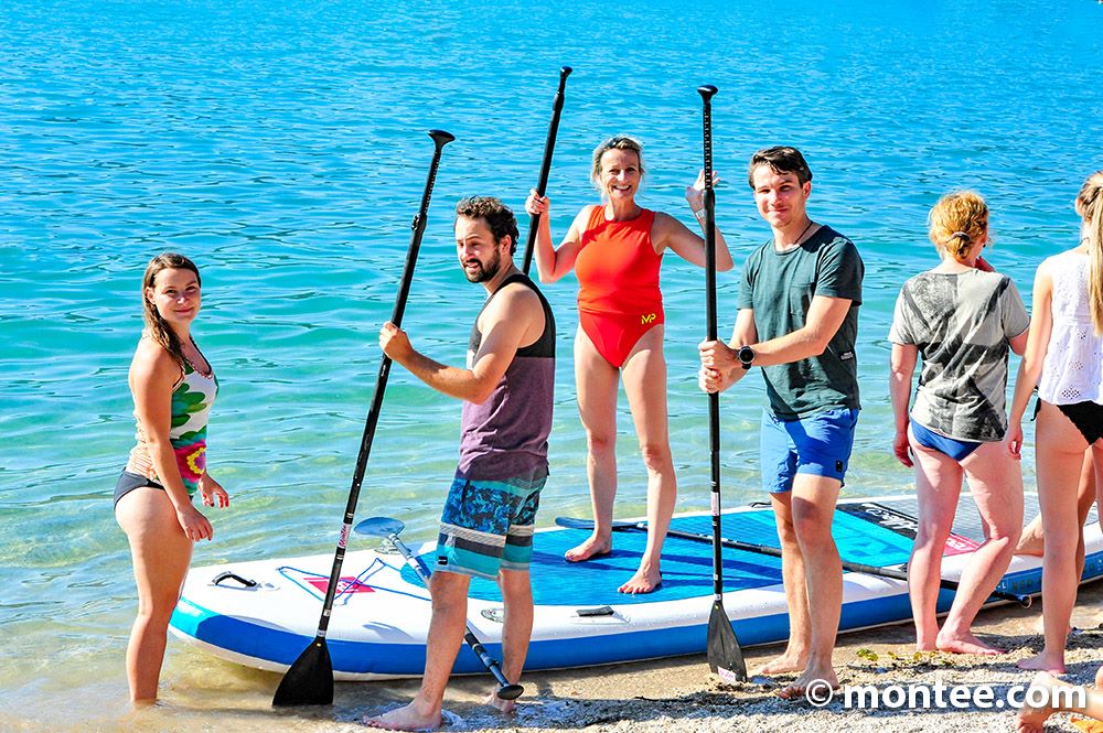  Mega Team Stand up Paddle Teameven Sommer See Österreich Salzburg
