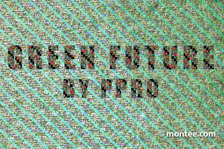 Foto Mosaik Pixelbild Company Core Text