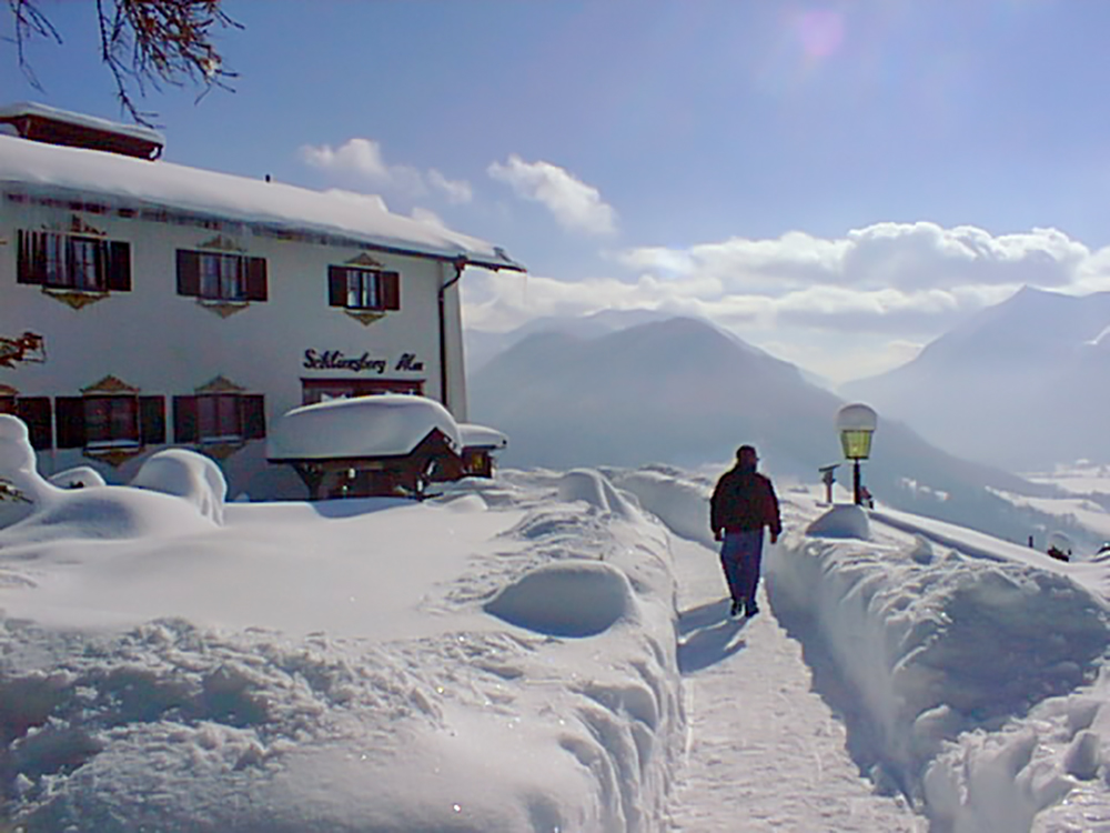 Oberbayern Winterlandschaft Outdoor Schnee Event Idee Schliersberg Schliersbergalm