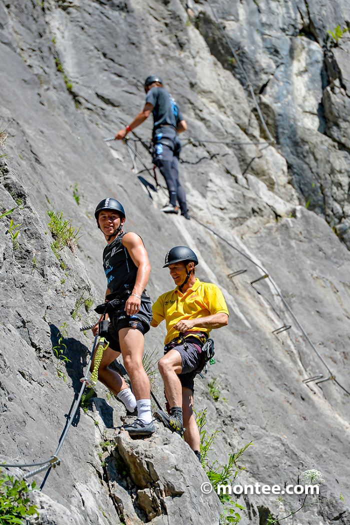  2 - 2 Klettertour Klettersteig Montee Alpin Salzburg Tirol