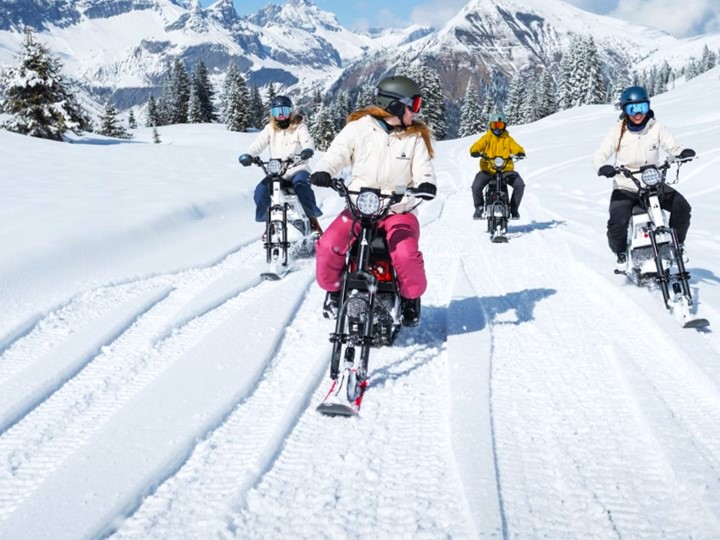 Snow Moonbikes fahren