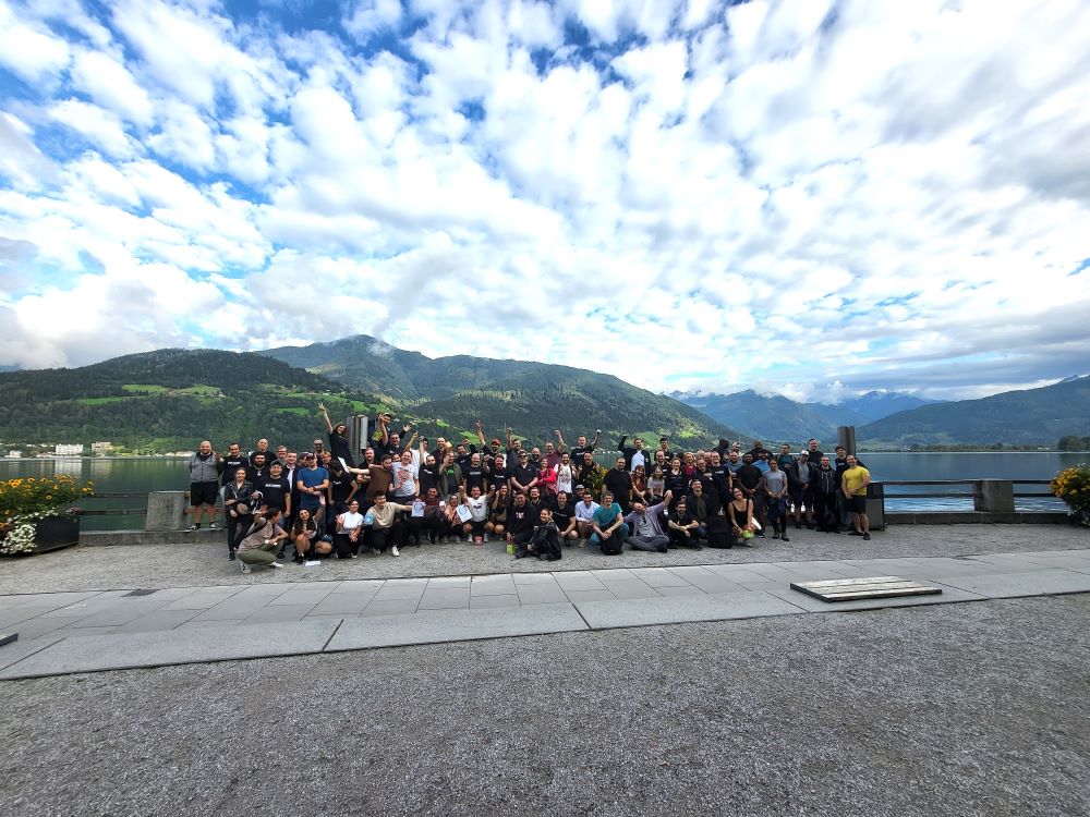 Teamevent als Gruppe Gps Trophy in der Natur