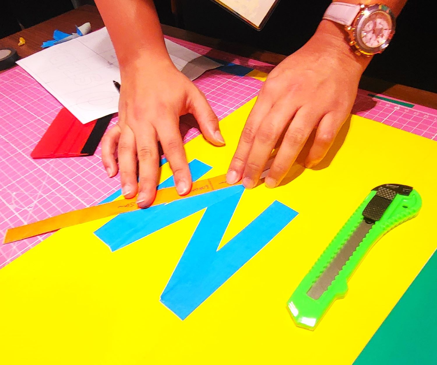 Tape Art Teambuilding Picture Meeting Side Event