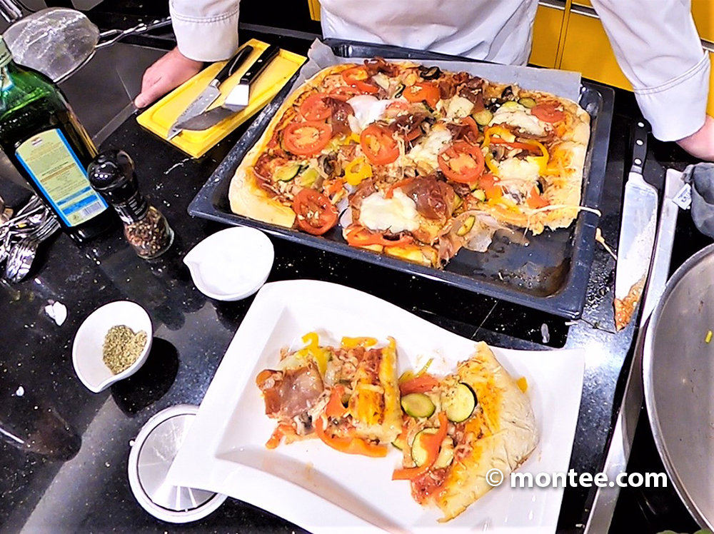  5-Spicy Ethiopia Pizza prepared together at a virtual cooking workshop by Montée