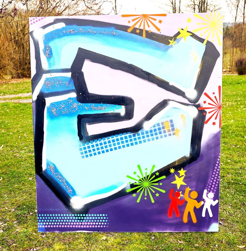 fertiges Graffiti 