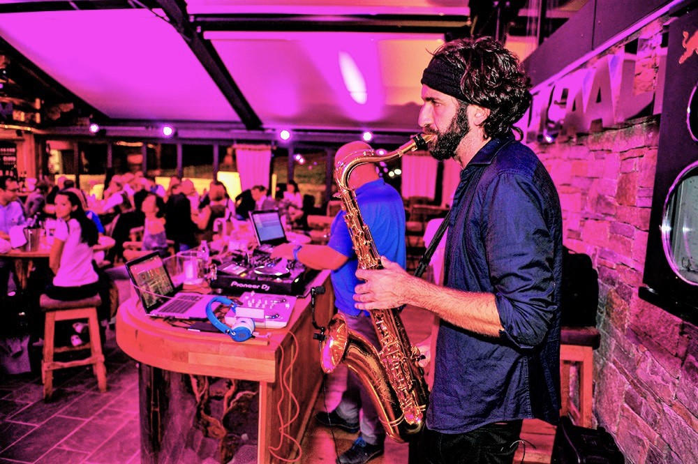 live Sax & DJ Hüttenabend