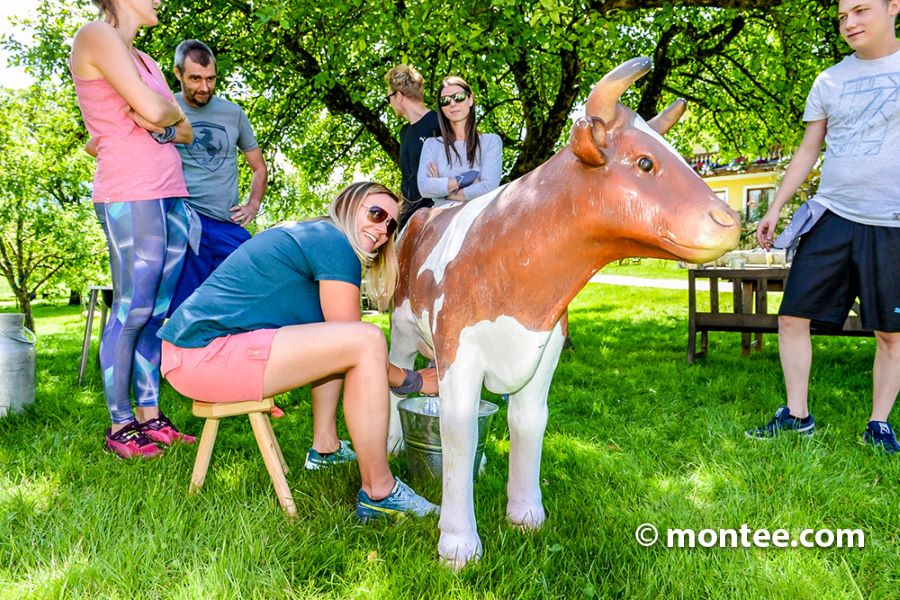 Aktivstationen Reise um die Welt Firmenevent Idee München Bayern lustige Teamevent Stationen