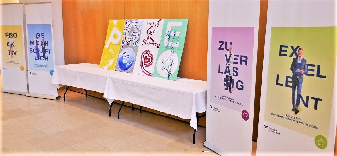 Big picture painting Acrylbilder Teamevent Infotainment