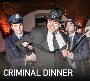 Criminal Dinner drei Gänge Menü
