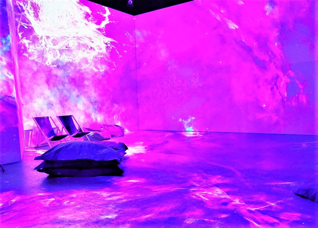 Digital Art Show - Inszenierung mit Laser Beamer 