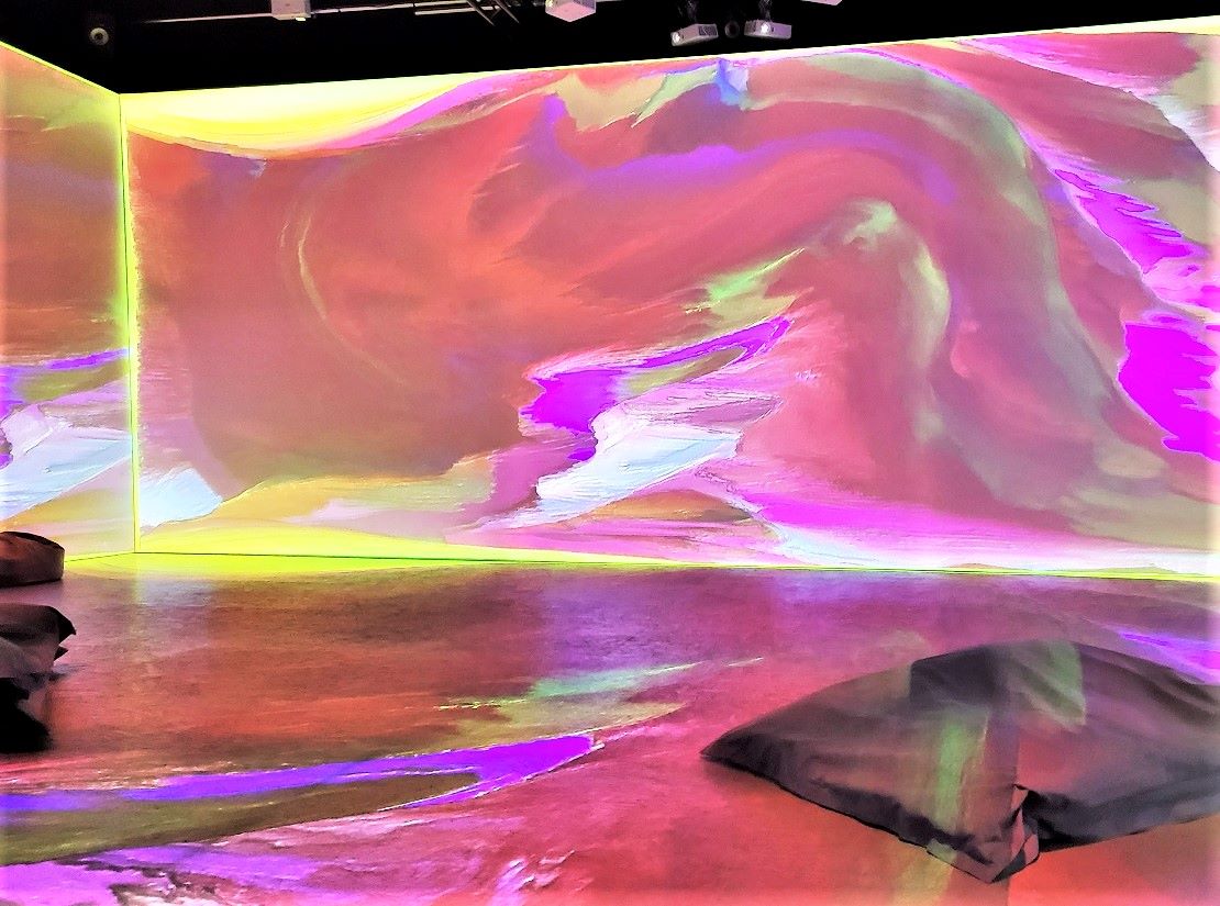 Digital Art Show bei Galaabend