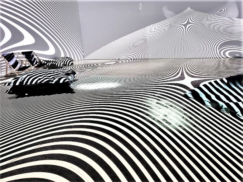 Laser Beamer Kunst Video Kunst Show 