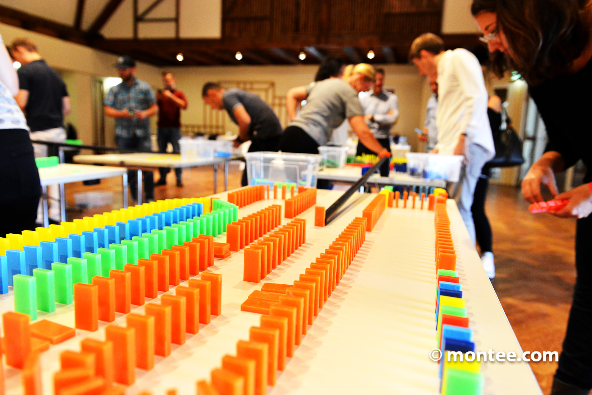 Domino Chain Reaction Teambuilding Indoor