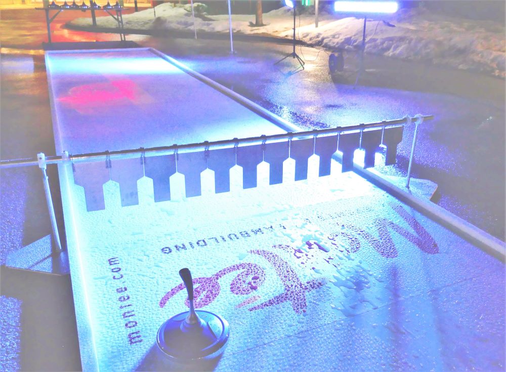 Eisbahn für Stockschießen mieten als Teamevent