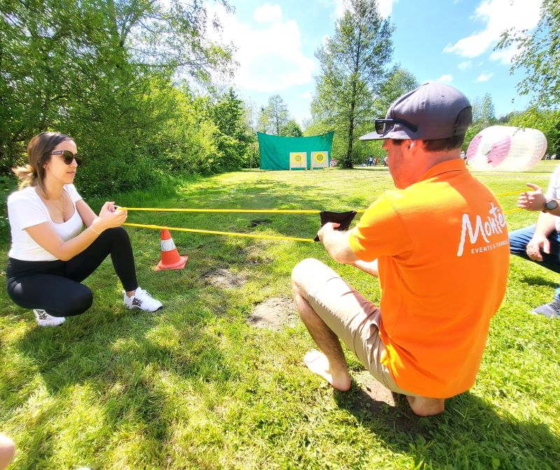 Firmen Olympiade Teambuilding Spiele Outdoor