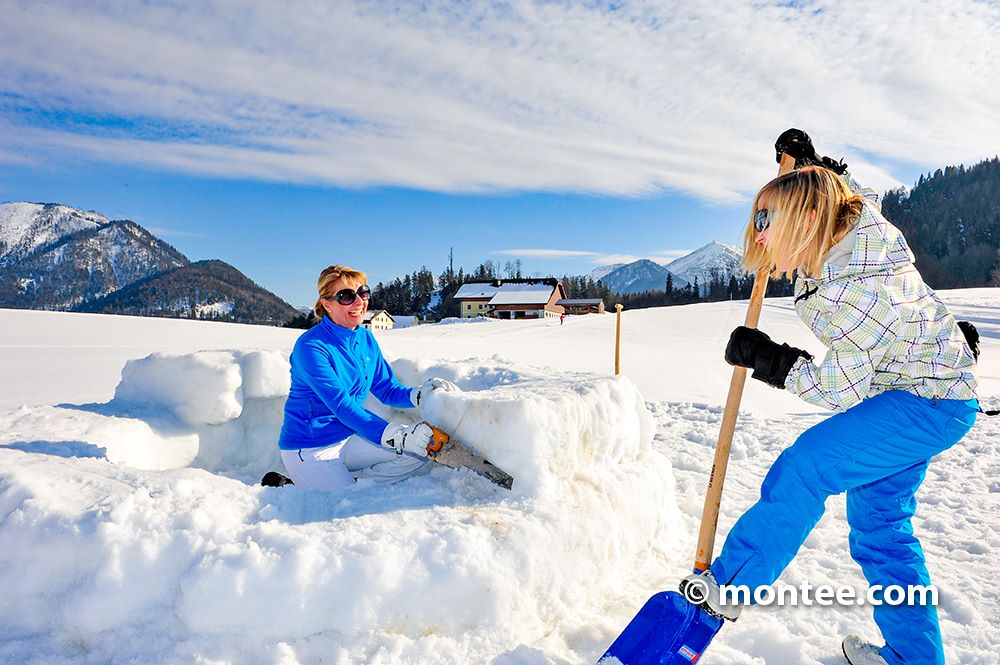 Iglu bauen