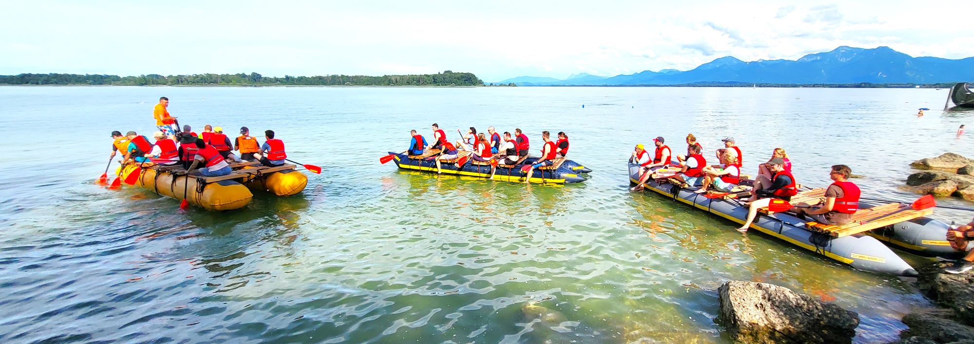 Wasser Teamevent - Water Olympiade & Challenge für Sommerfest & Firmenfeier