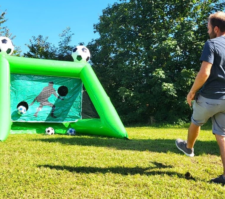 Soccer Torschusswand für Firmenfeier