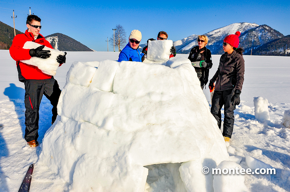 Iglubau Event Teamevent Wagrain Winter Outdoor