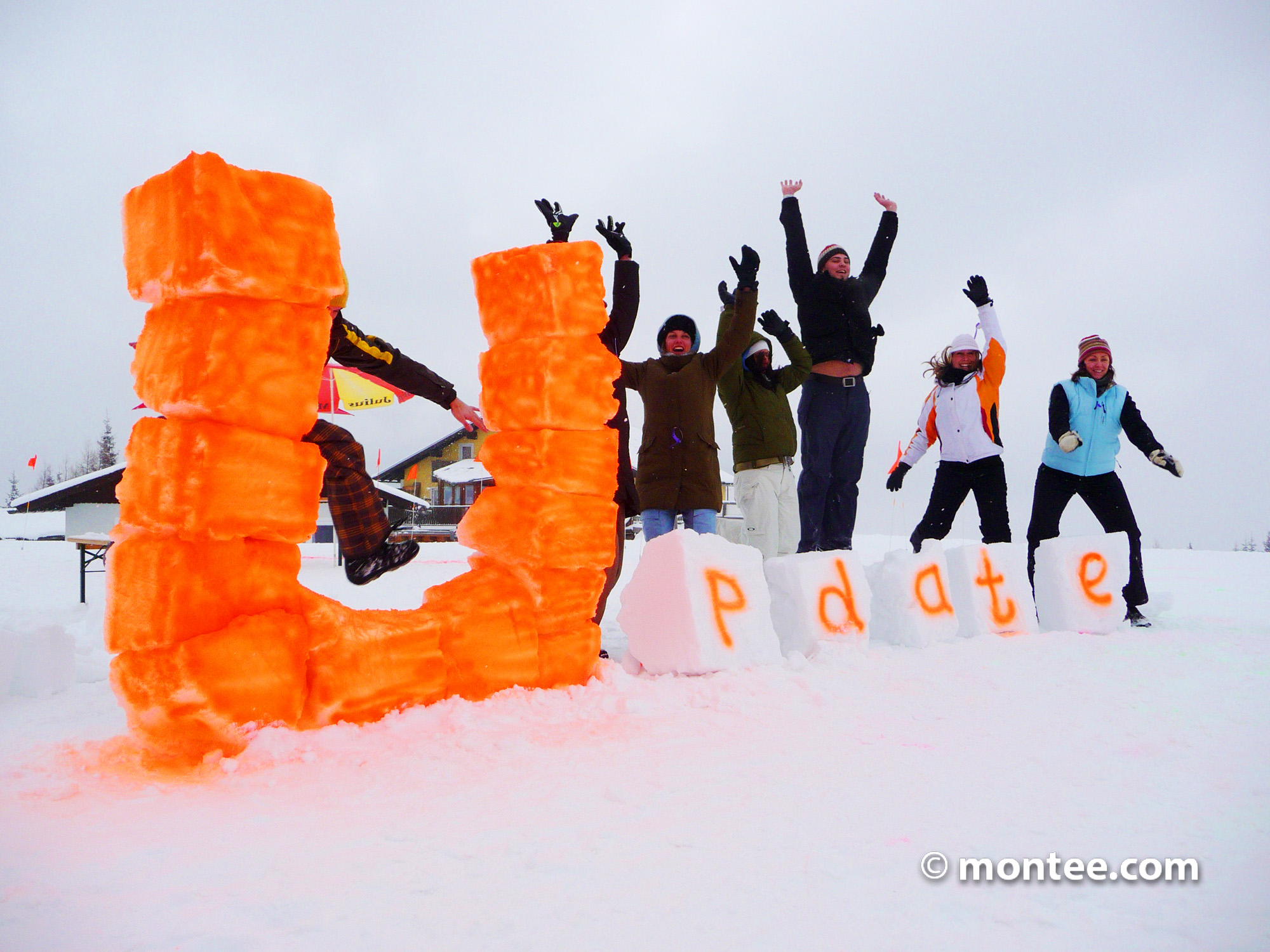 Kreativer Firmenworkshop Event Outdoor