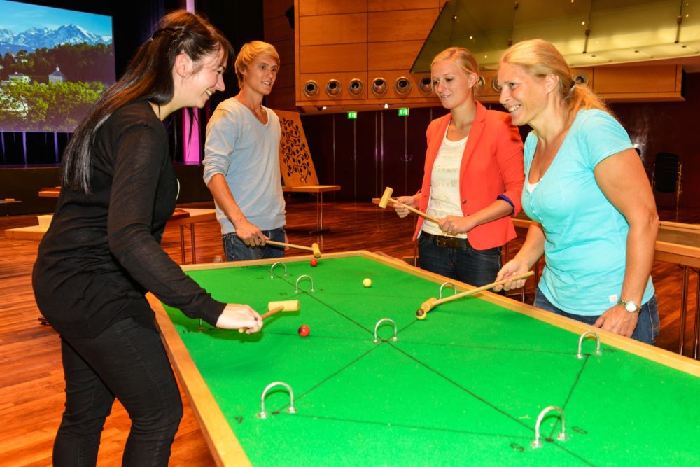 Mega Brettspiele Tisch Croquet