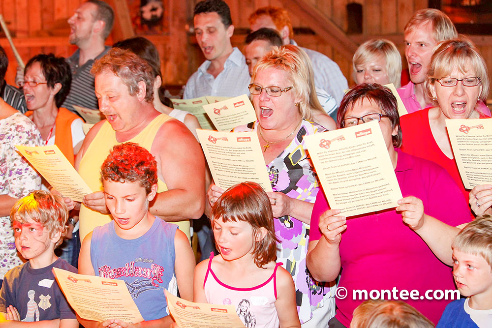 Employee party company party with family indoor event idea Vienna