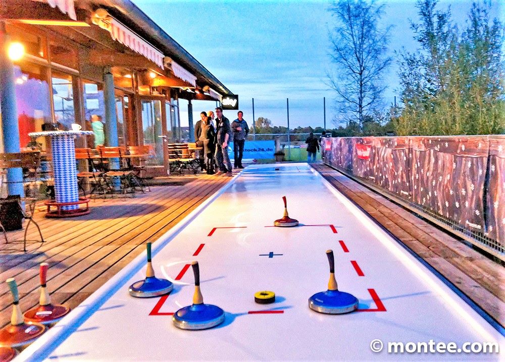 Mobile Eisstockbahn mieten 
