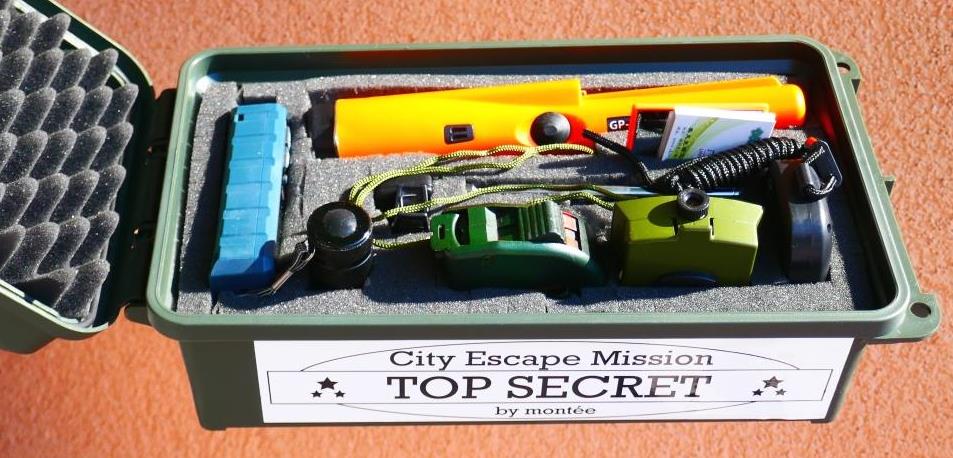 Montée High Tech Toolbox pro Team für City Escape Game