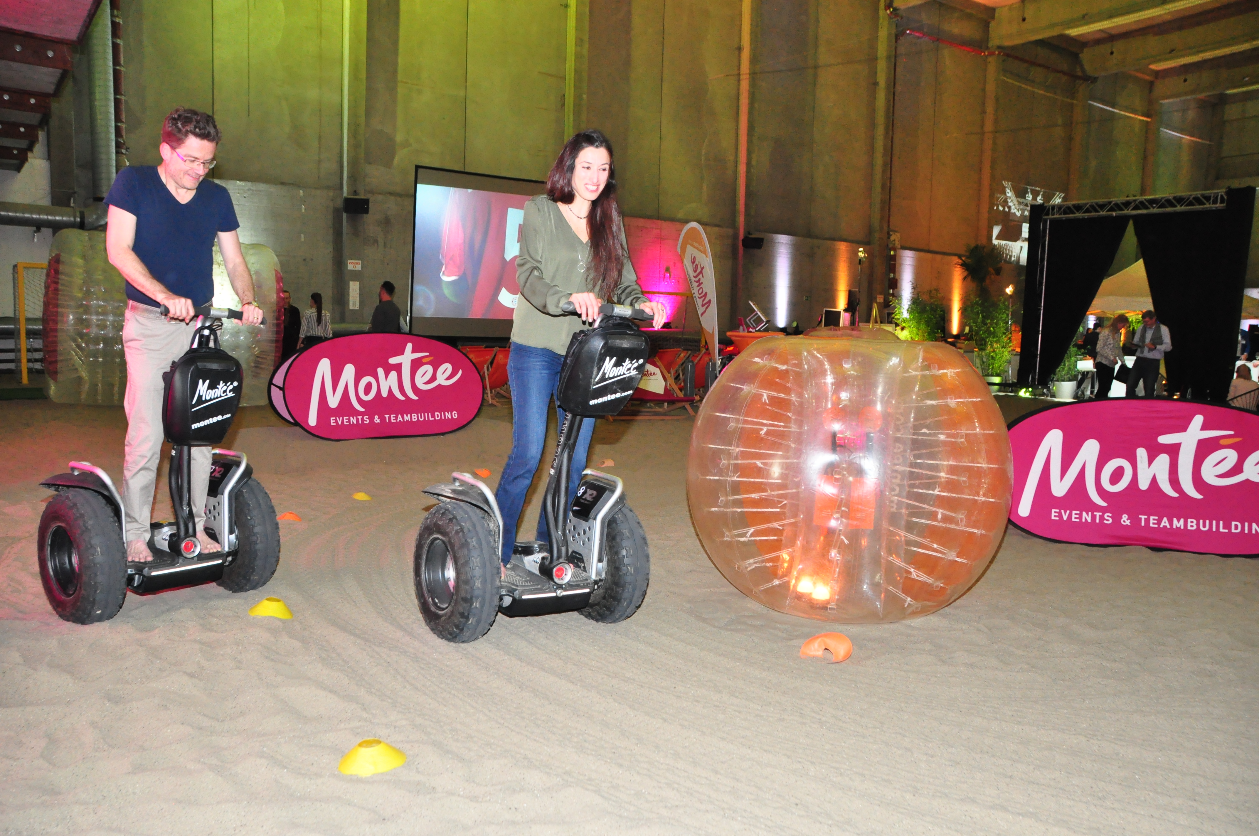 Montée bei der Meet Munich mit Segway