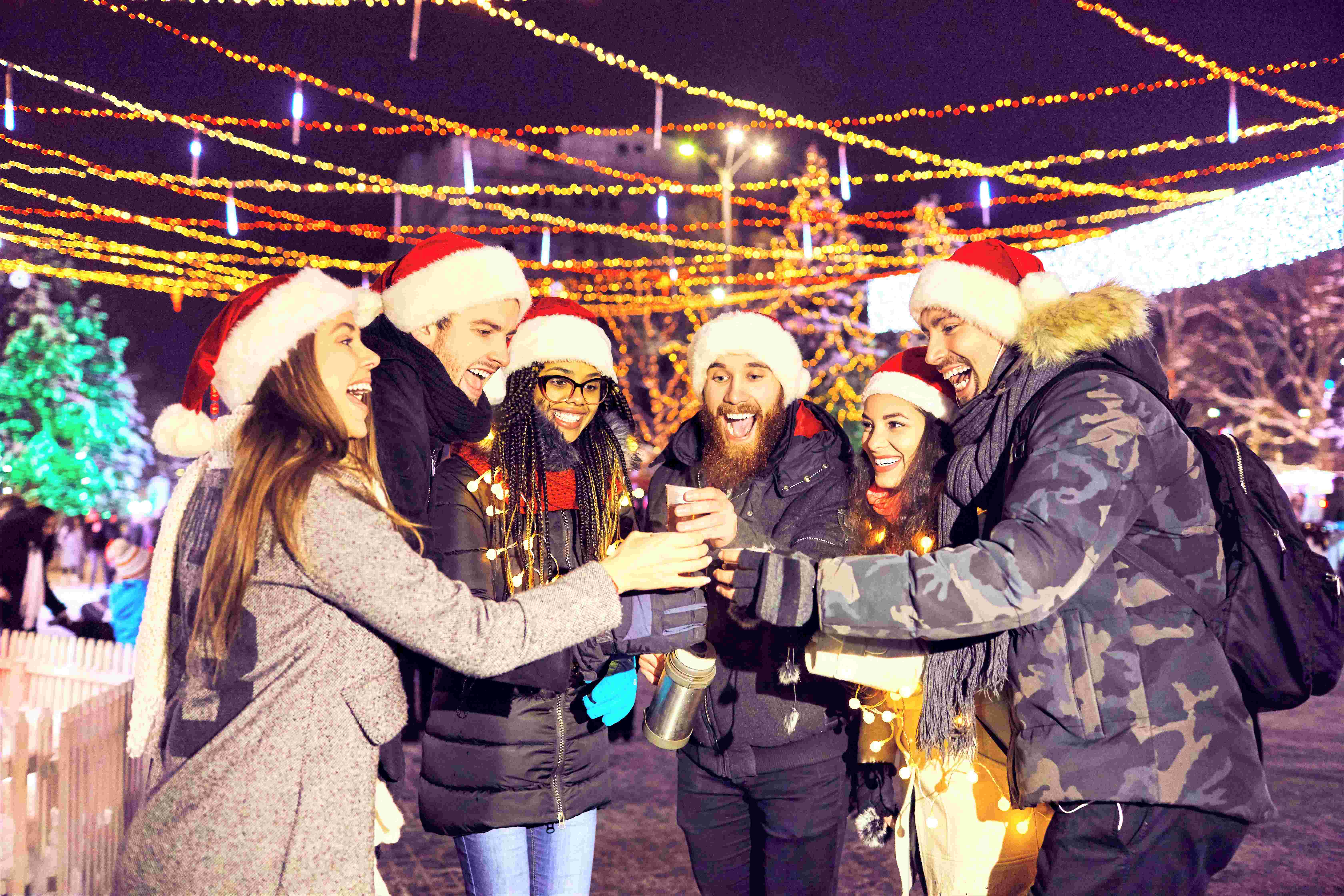 Outdoor Firmen Weihnachtsfeier & Dekoration
