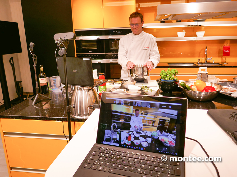 6-Online Cooking Workshop under the guidance of our professional chef from the Miele Experience Center