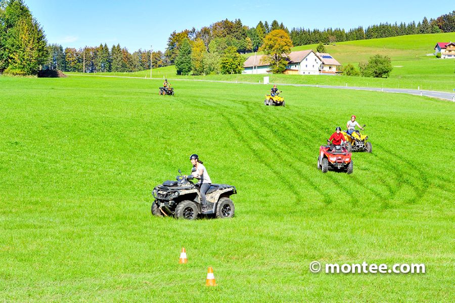 Quad Offroad Fahren Offroad Gelände Salzkammergut Fuschlseeregion