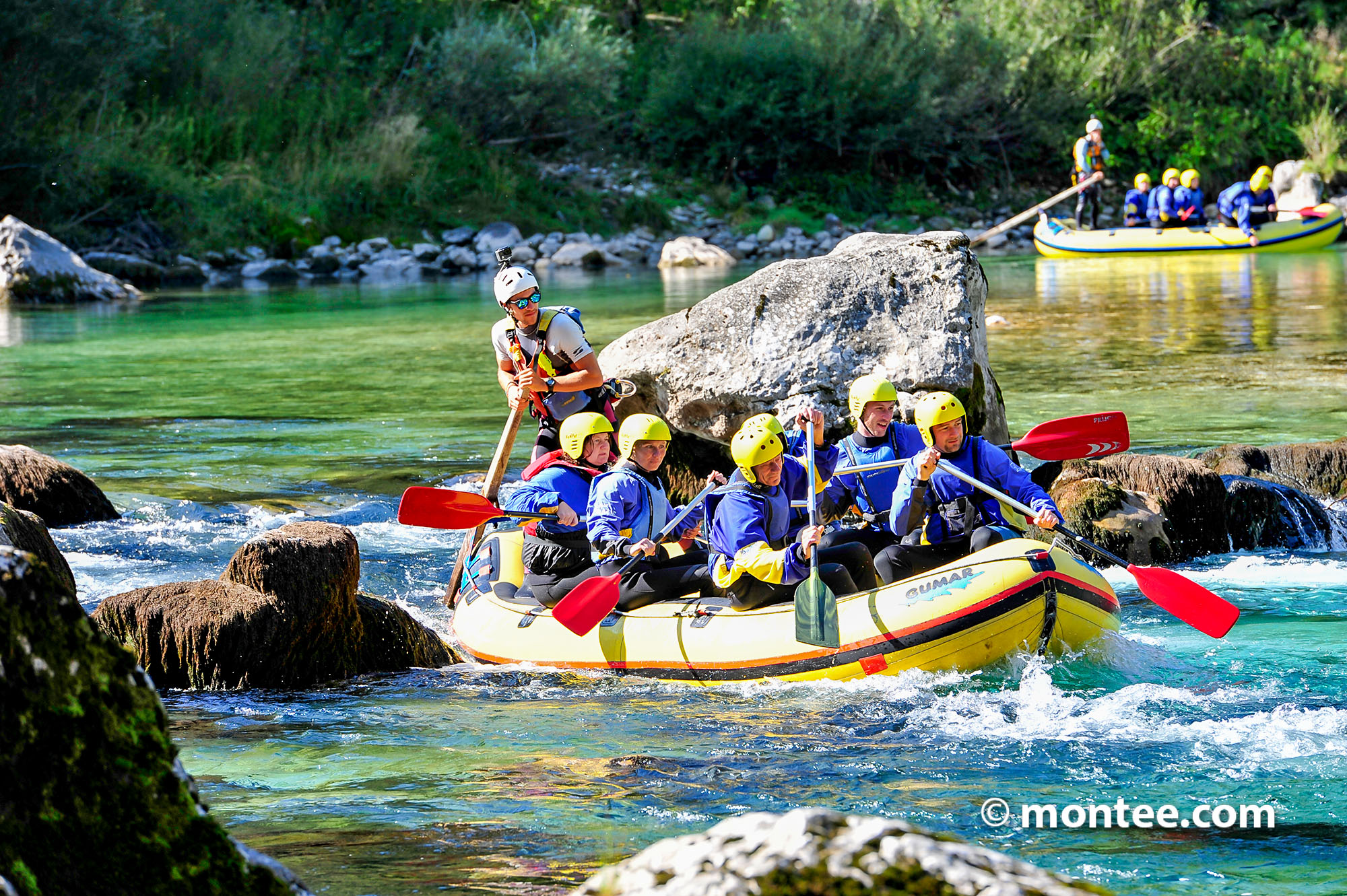 Rafting Wildwasser auf Salzach Saalach header Salzburg