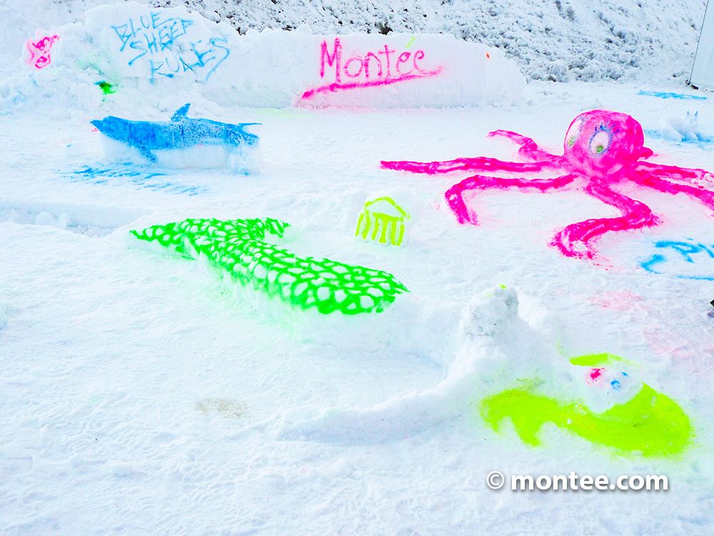 Schneeskulpturenbau Teamevent Werfenweng 