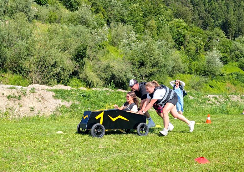 Testfahrt Seifenkistenrennen