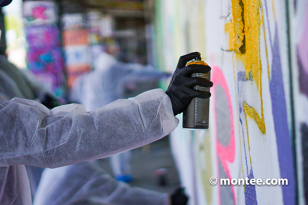 Company Party - Grafitti Spray Art - Teambuilding - Montée