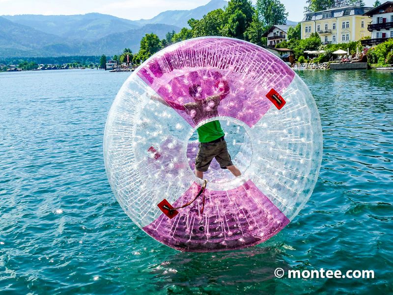 Zorbing spaß Teamevent