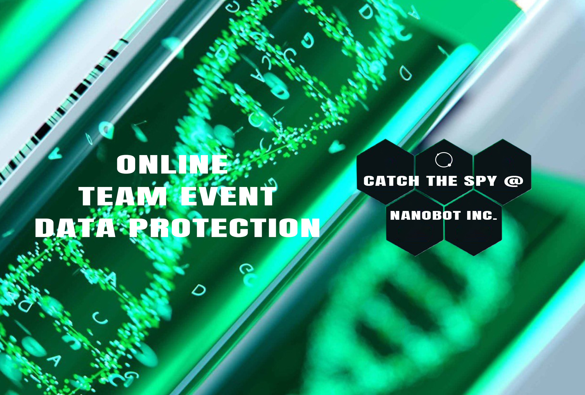 Catch the spy@ Nanobot Inc. - Header + Teaser