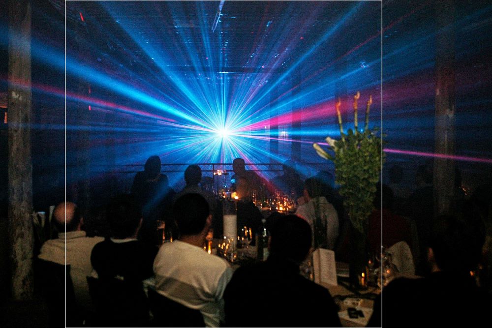 Galaabend mit Laser Show als Incentive Idee