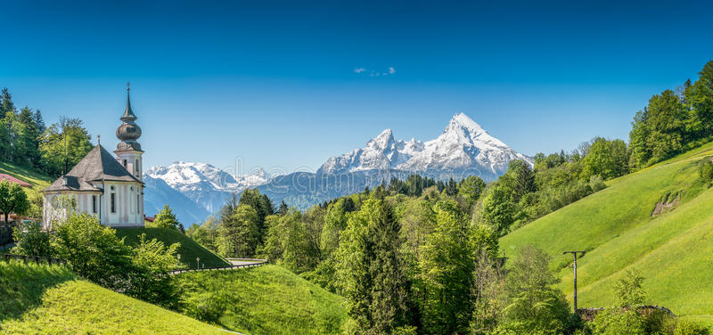 idyllische berglandschaft bayern