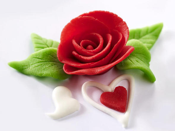 Marzipan Rosen