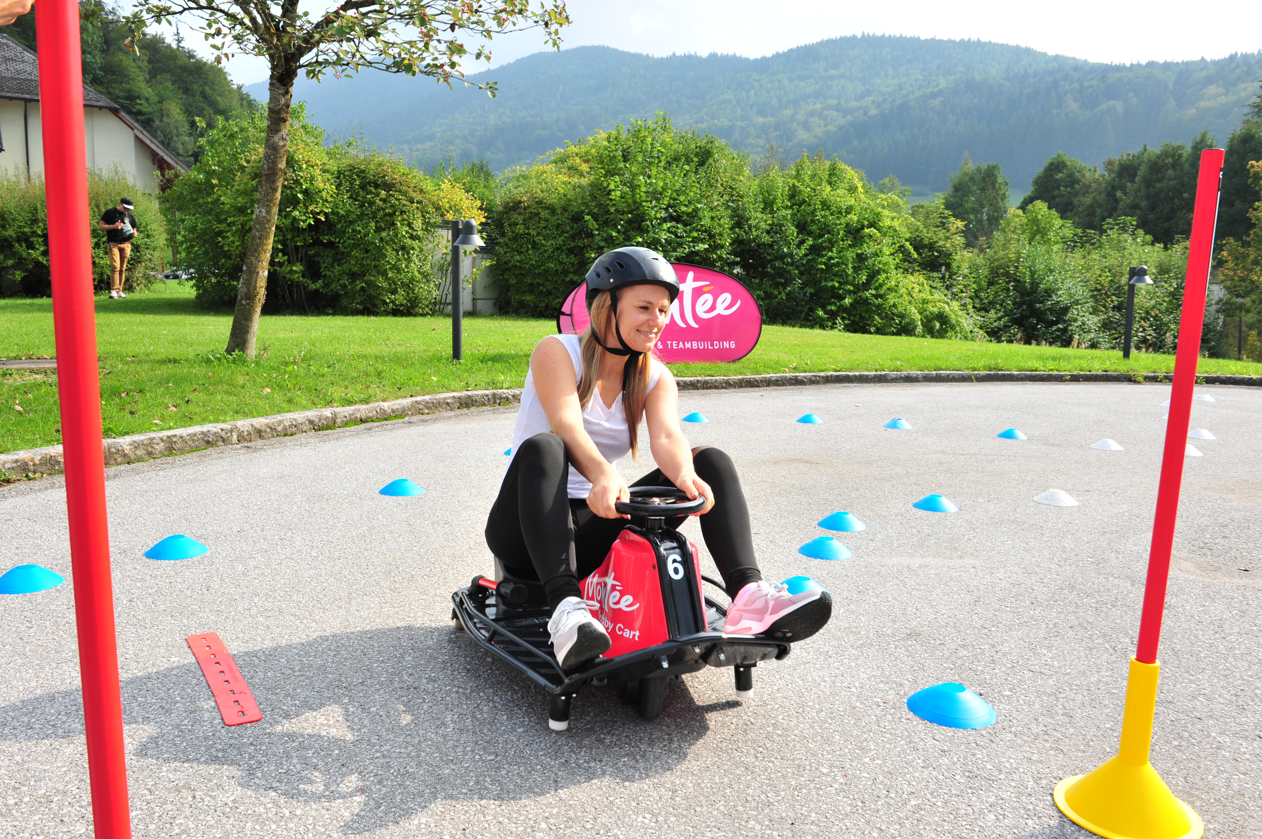montee e-bobby cart parcours