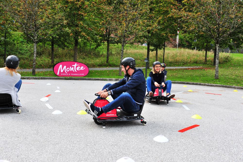 montée e-bobby cart rennen