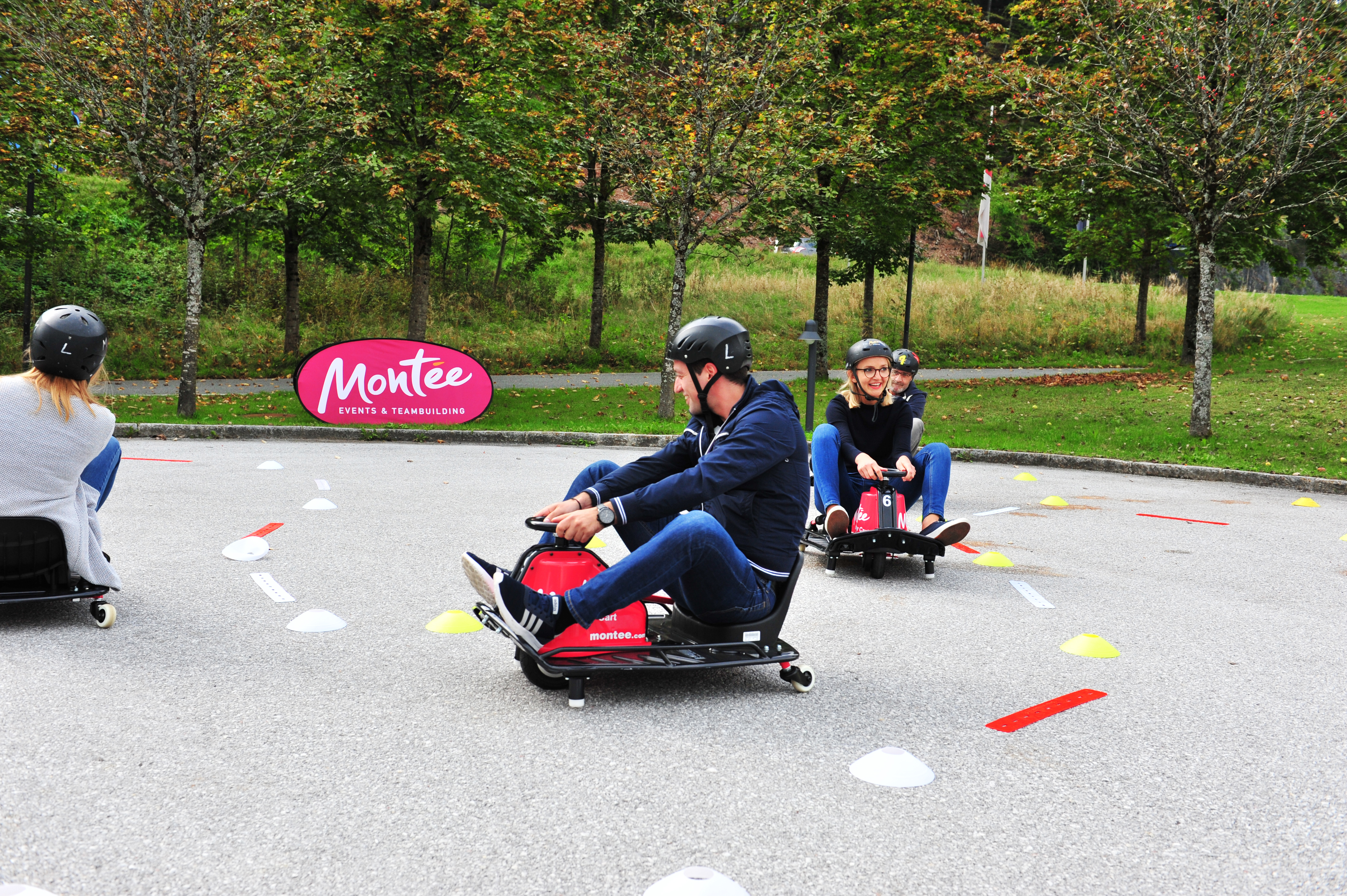 montée e-bobby cart rennen
