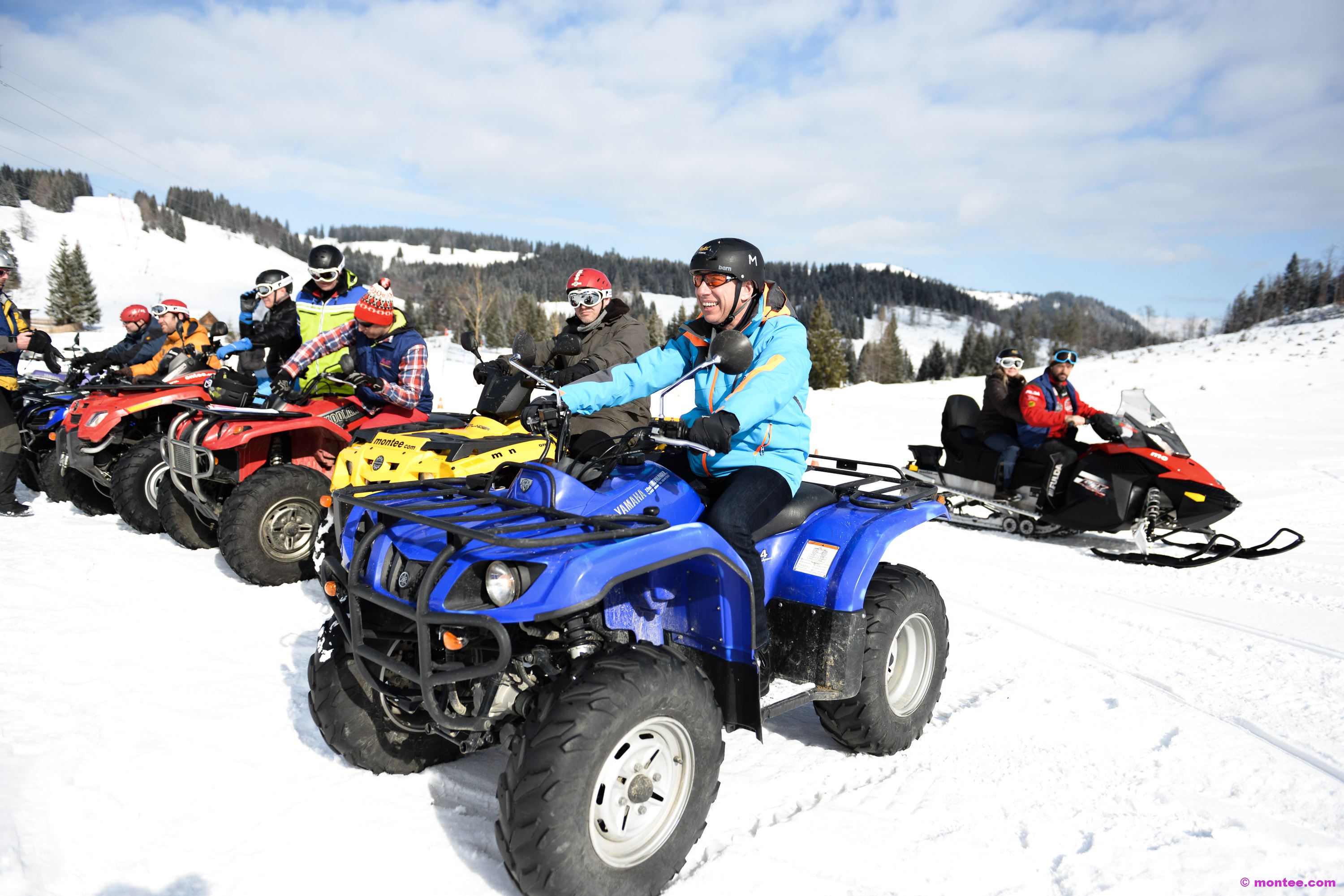 Winter Teamevent Quad Offroad im Salzburger Raum