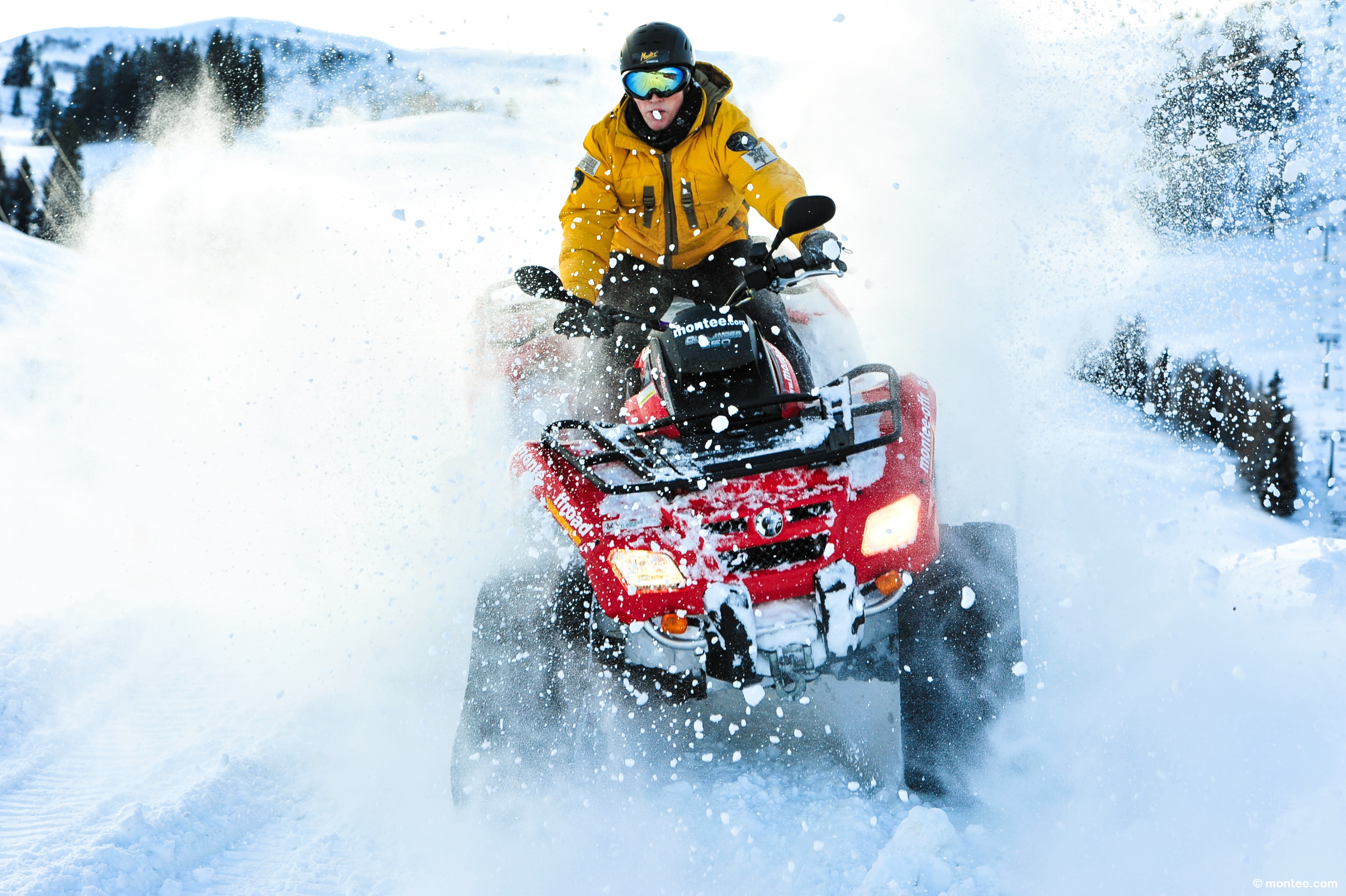 Winter Quad Offroad fahren Salzburg 
