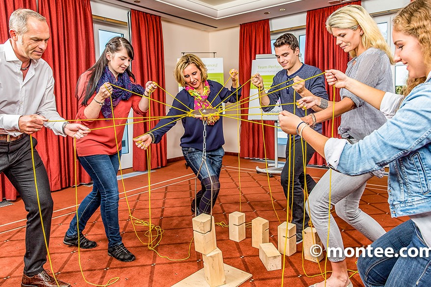 Geschicklichkeitsübung bei Office Games